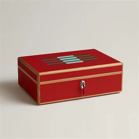 hermes 02255162006683|Amalthee Oxer watch and jewelry box, large model.